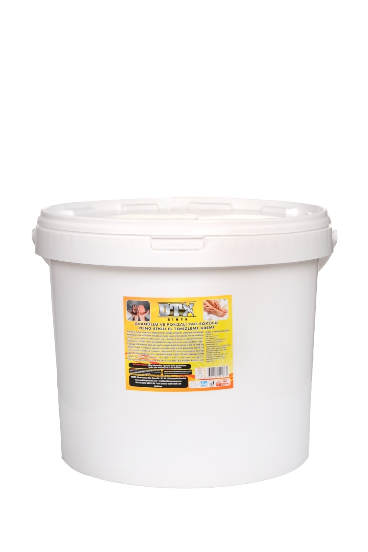 Yumuşak Pompalı Sanayi Tipi Granürlü El Temizleme Sabunu (kremi) 15 kg