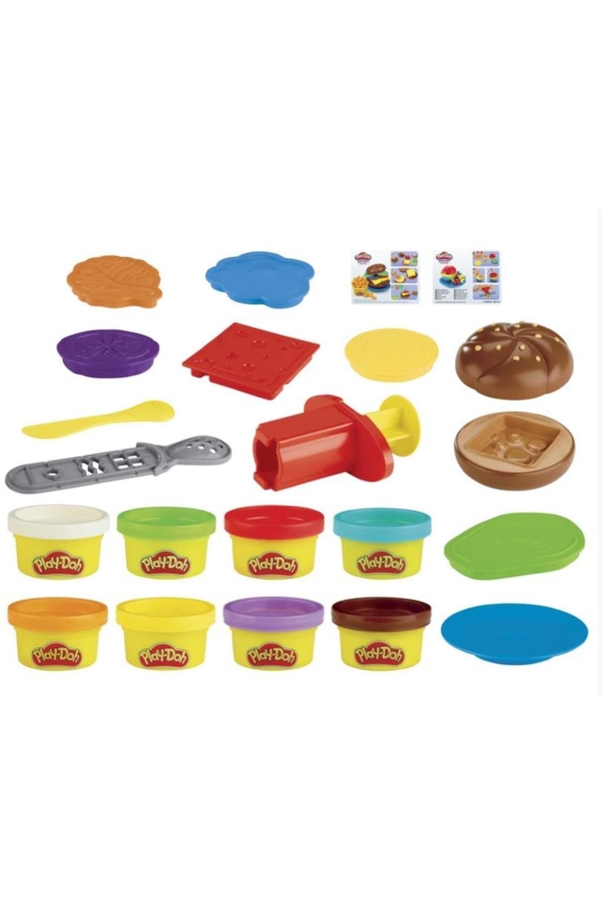 Play Doh Play-doh Mutfak Atölyesi Hamburger Ve Patates Kızartması Oyun Hamuru Seti