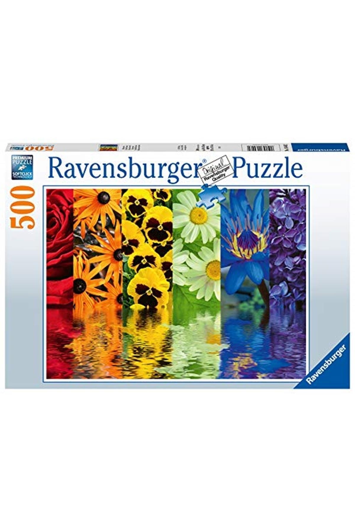 RAVENSBURGER 164462 500 Parça Puzzle Çiçek Yansıma, Çok Renkli