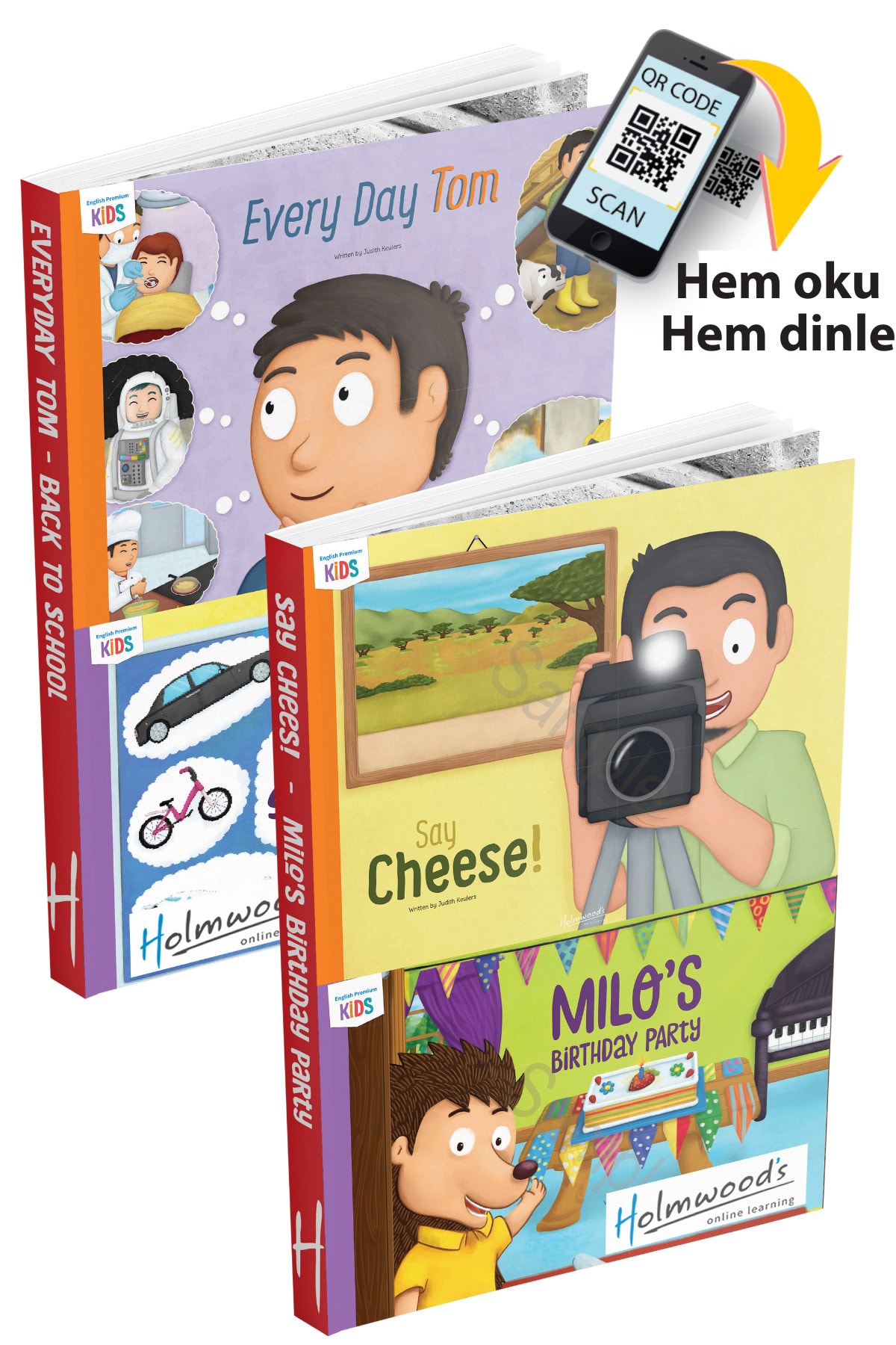 Limasollu Naci Öğretim Yayınları Ingilizce Hikaye Kitabı Seti Çocuklar Için 2'li Sesli Kitap fotoğrafı 2 (önizleme)
