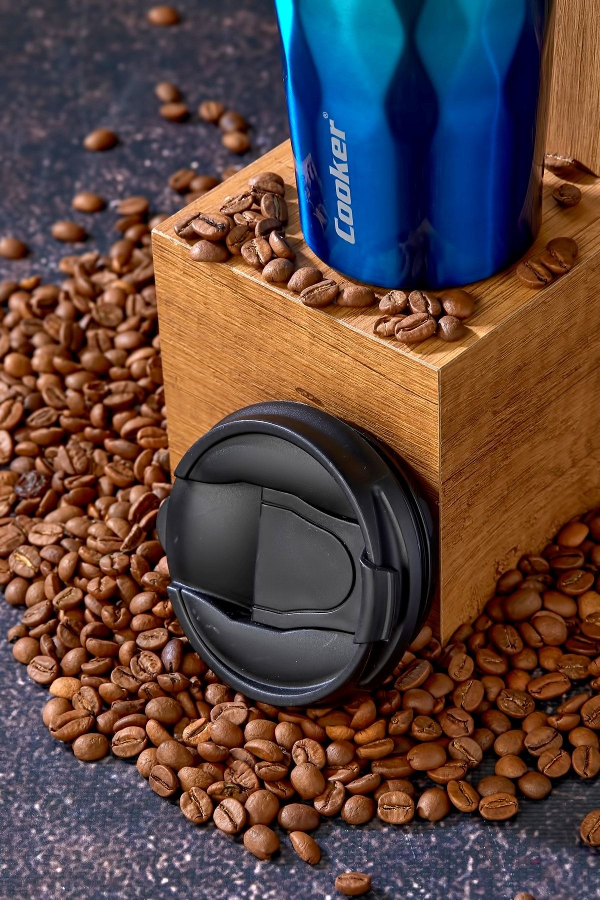 فلاسک آبی استیل جدید 0.35 میل از ضد زنگ 350 Thermos Tea Picnic Camp Café Hotel Cooker