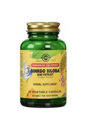 Ginkgo Biloba Leaf Extract 60 Kapsül 5150