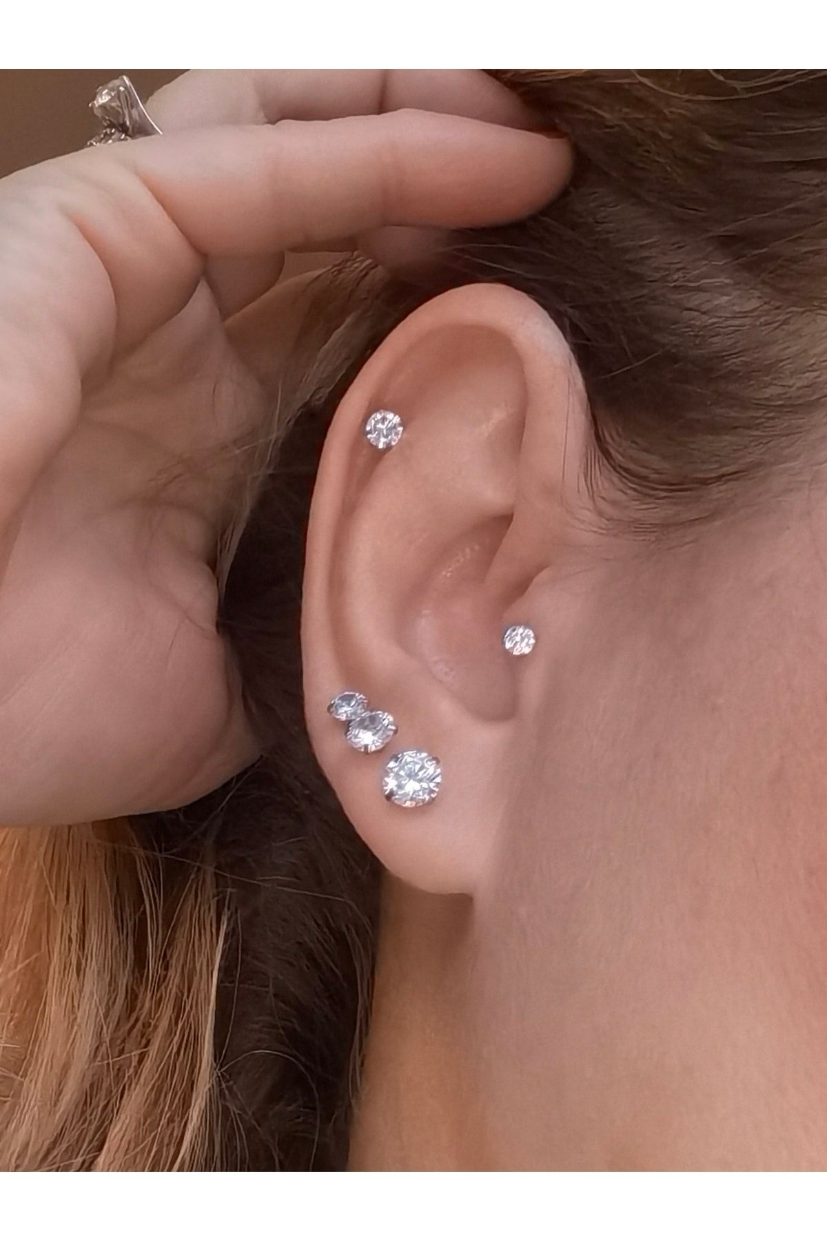 3 ear deals piercing set