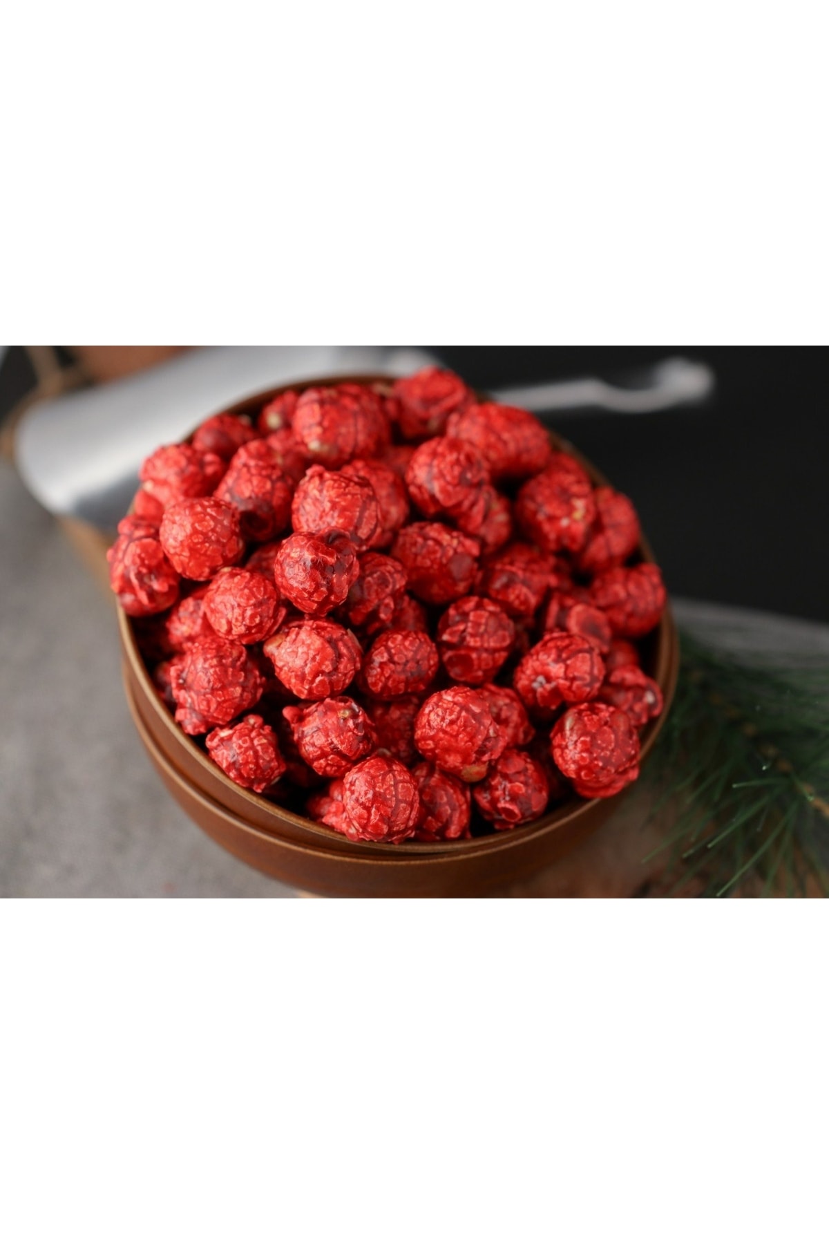 çilek aromalı patlamış mısır