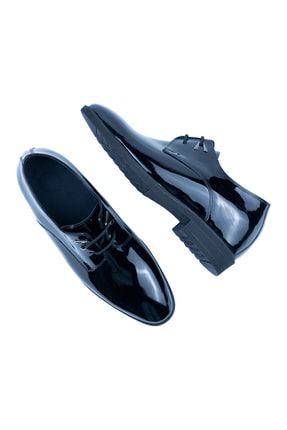 El Yapımı Oxford Model Çift Bağcık 7/ 9 Cm Boy Uzatan Gizli Topuklu Erkek Ayakkabı Damatlık Kundura SRJ7