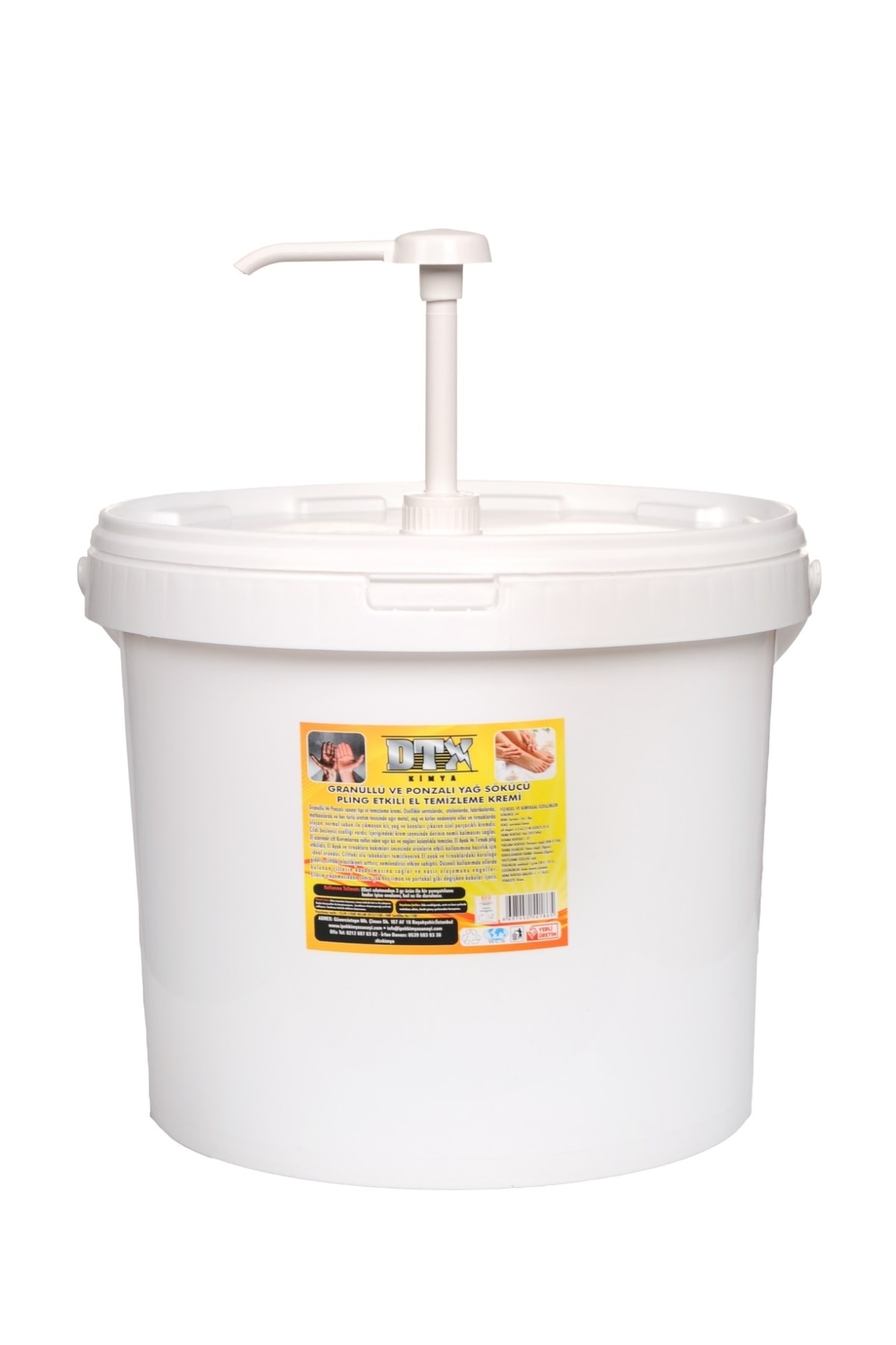 Yumuşak Pompalı Sanayi Tipi Granüllü El Temizleme Sabunu (kremi) 15 Kg