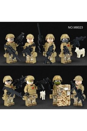 8 Li Lego Uyumlu Swat Asker Figürleri Görsel Ile Aynıdır. RRRGGU656