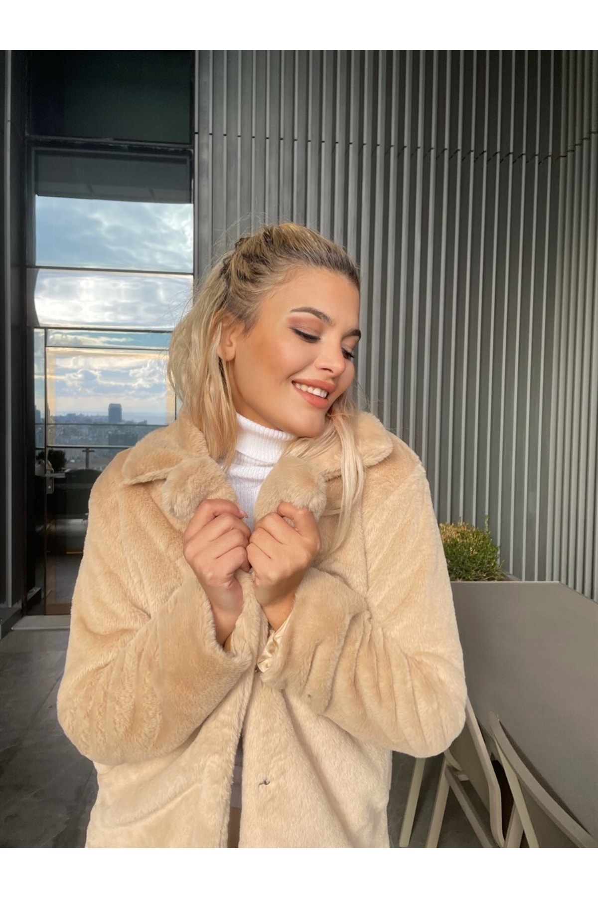 Plush Women's Coat