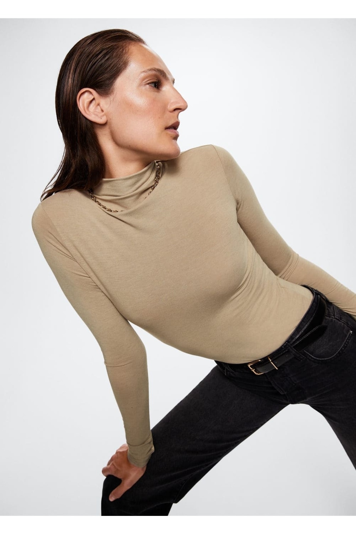 تیشرت مردانه آبی سرمه ای منگو | 37035132 اورجینال - تصویر 6