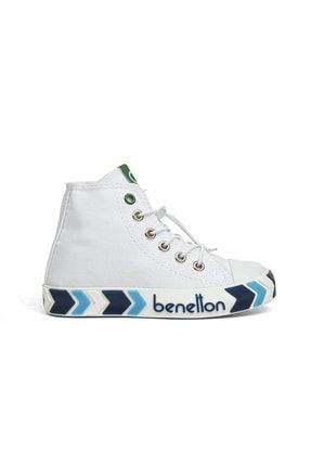 ® | Bn-30647 - 3394 Beyaz Lacivert - Çocuk Sneakers BN-30647-Beyaz Lacivert