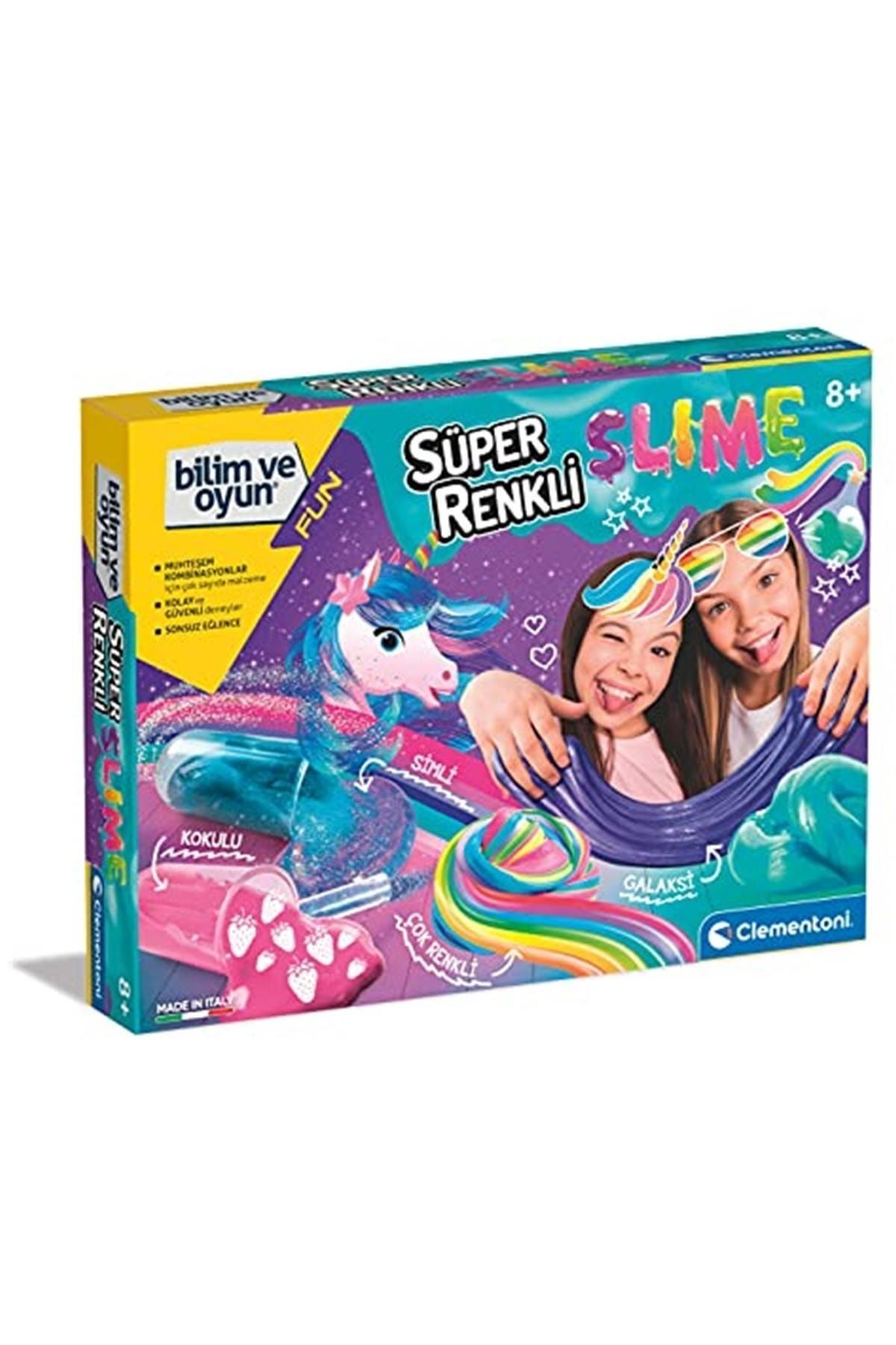 CLEMENTONI Bilim Ve Oyun - Süper Renkli Slime Oyuncak