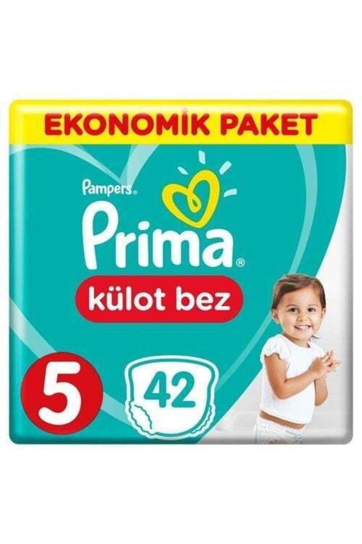 MICKEY & MINNIE Prima Külot Bebek Bezi Eko Paket 5 Beden 42 Adet