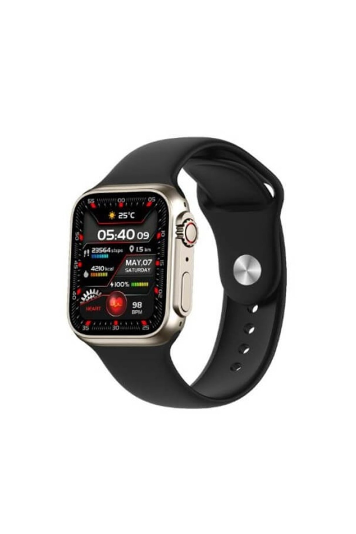 ADK STORE Akıllı Saat Watch Ultra 45mm Silikon Klasik Kordon Sesli Konuşma Özelliği Yeni Model