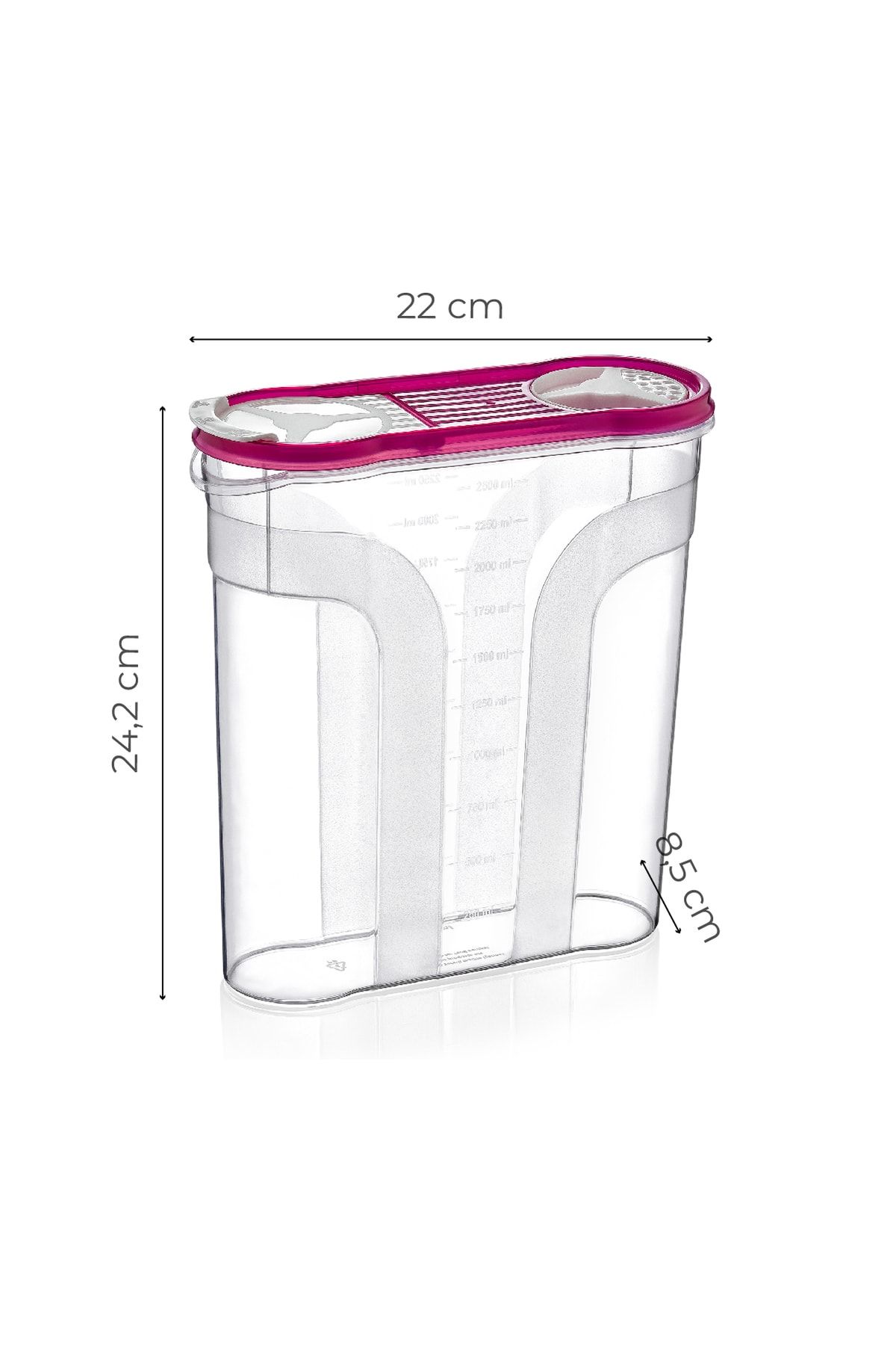 Vienev-Set of 6 Food Containers 2900 Ml Purple 4