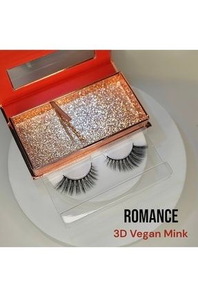 Romance Takma Kirpik 3d Vegan Mink Uzun Hacimli Yoğun Çekik Cat Eye Wedding Faux False Eyelashes E51
