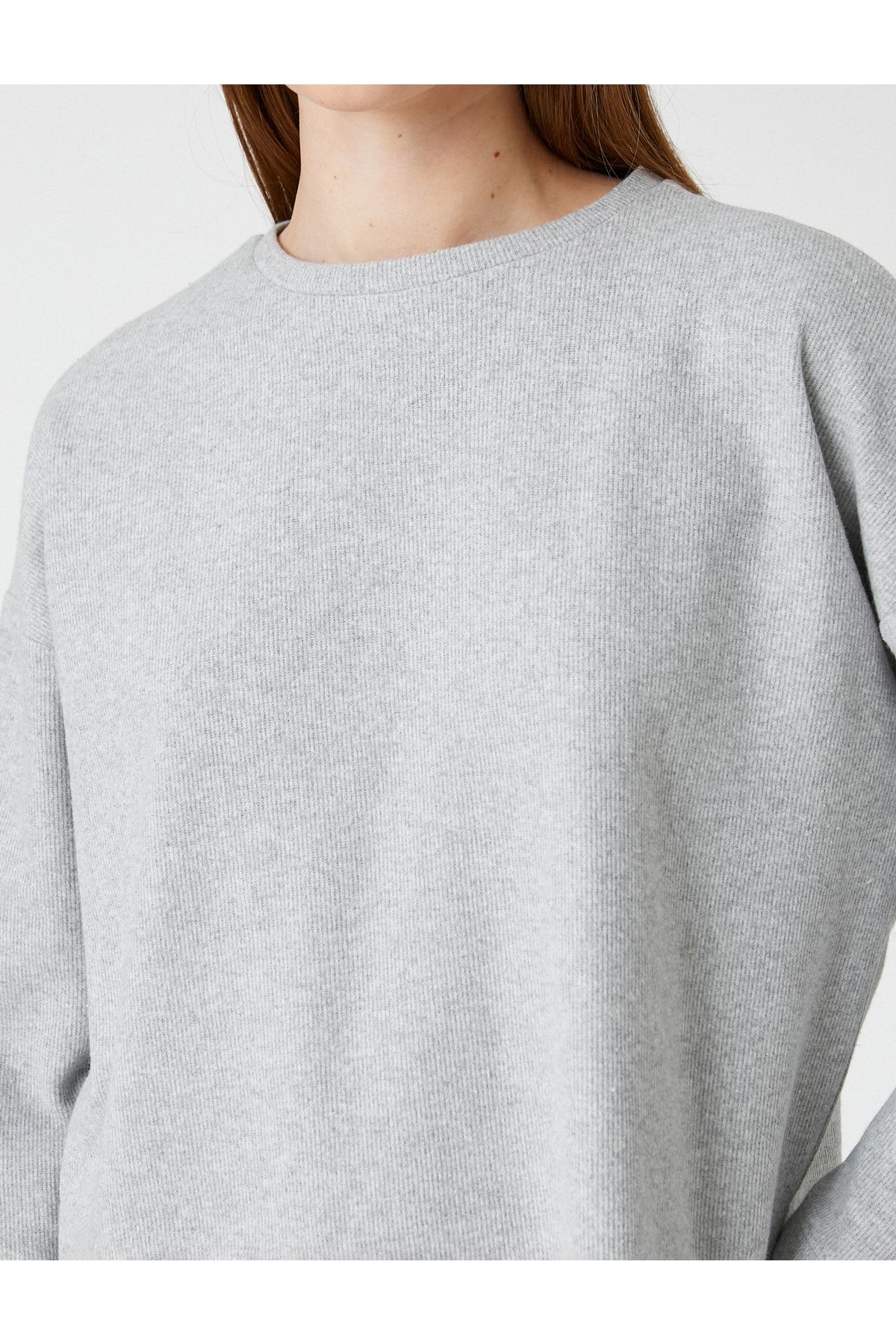Koton Pullover Grau Regular Fit