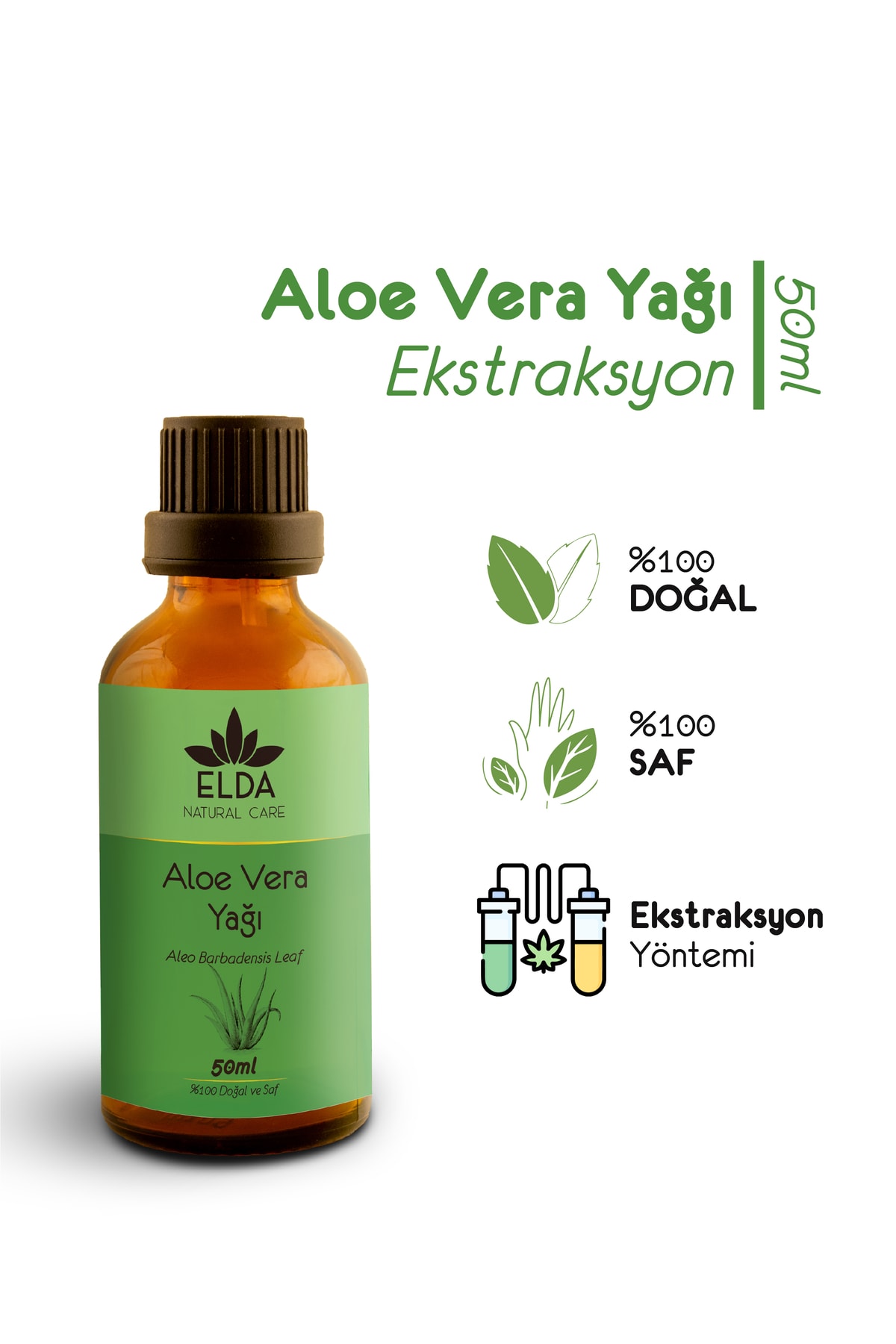 EldaNaturalcare Aloe Vera Yağı 50ml