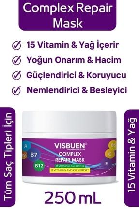 Complex Onarıcı Saç Maskesi 15 Vitamin & Yağ Içeren Besleyici Nemlendirici Koruyucu Bakım Butter