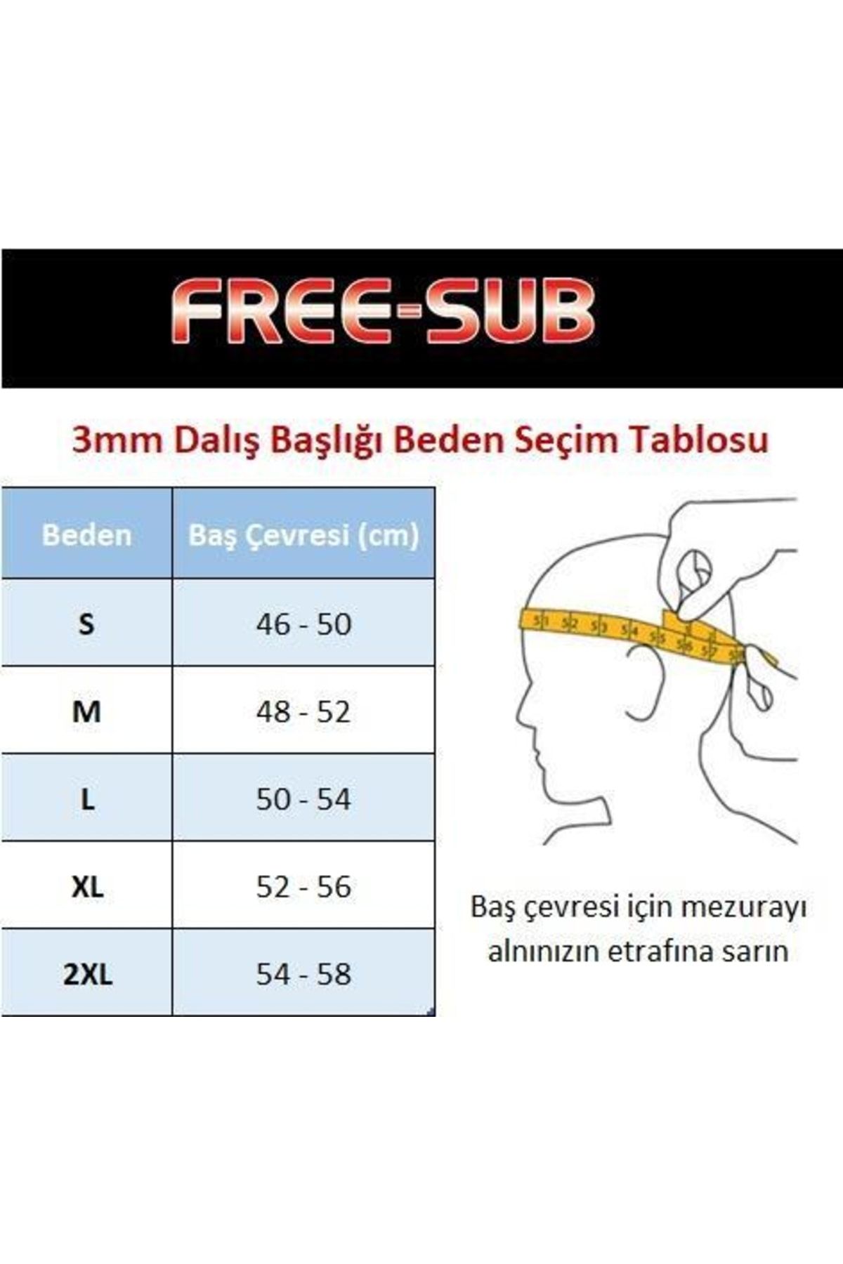 لوازم جانبی غواصی مشکی Free Sub عنوان شیرجه 3 میلی متری Free-Sub