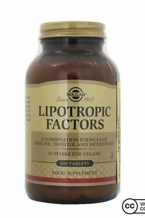 Lipotropic Factors 100 Tablet Vitamin 5540