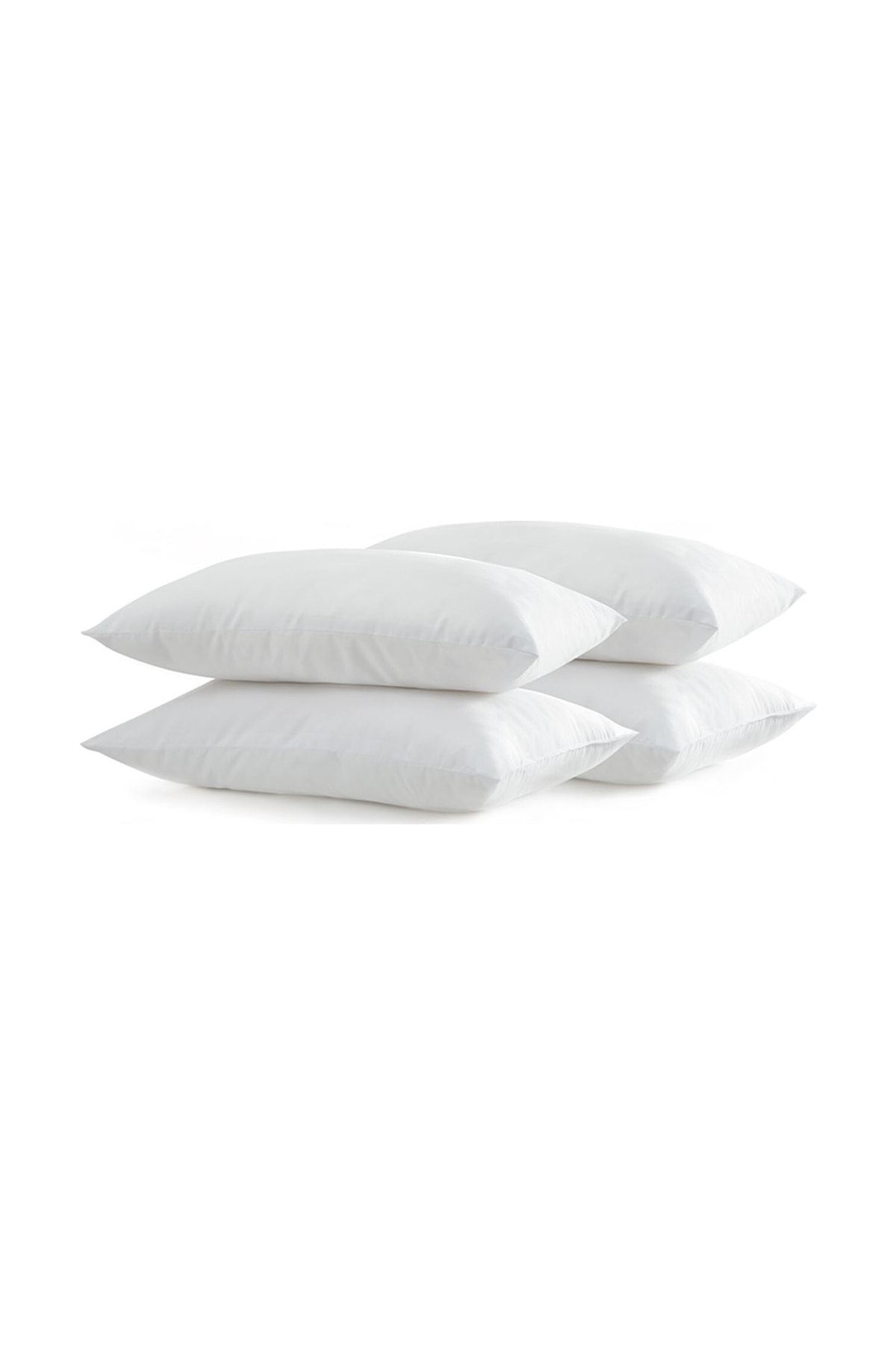 VESSİNOHOME Safir Serisi 4'lü Silikon Dolgulu Yastık 50x70 Cm 800 Gr Microfiber Kumaş Antialerjik Terletmeyen