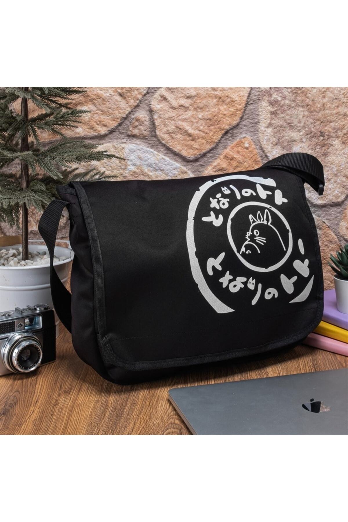 Touz Gothic Baskılı Unisex Postacı Çantası görsel 4
