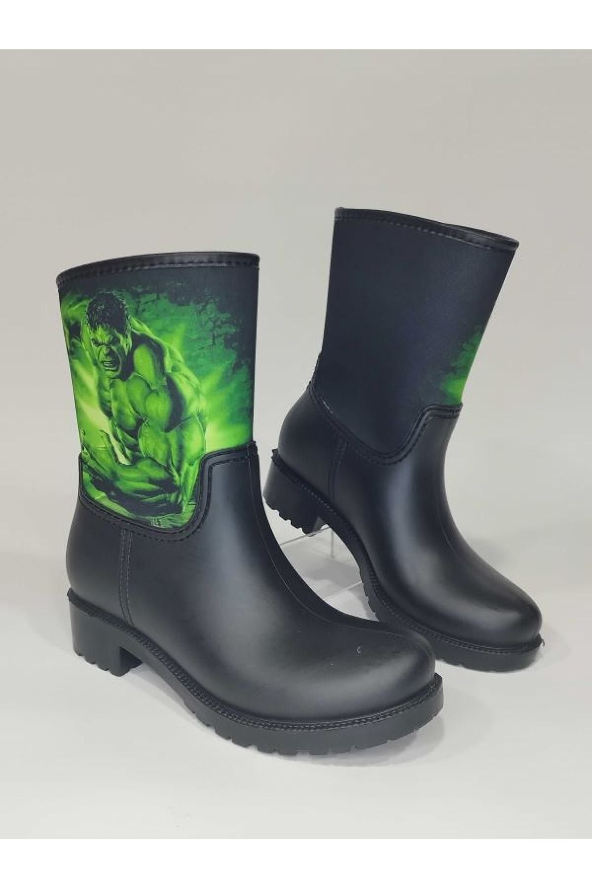 Green rain boots shop
