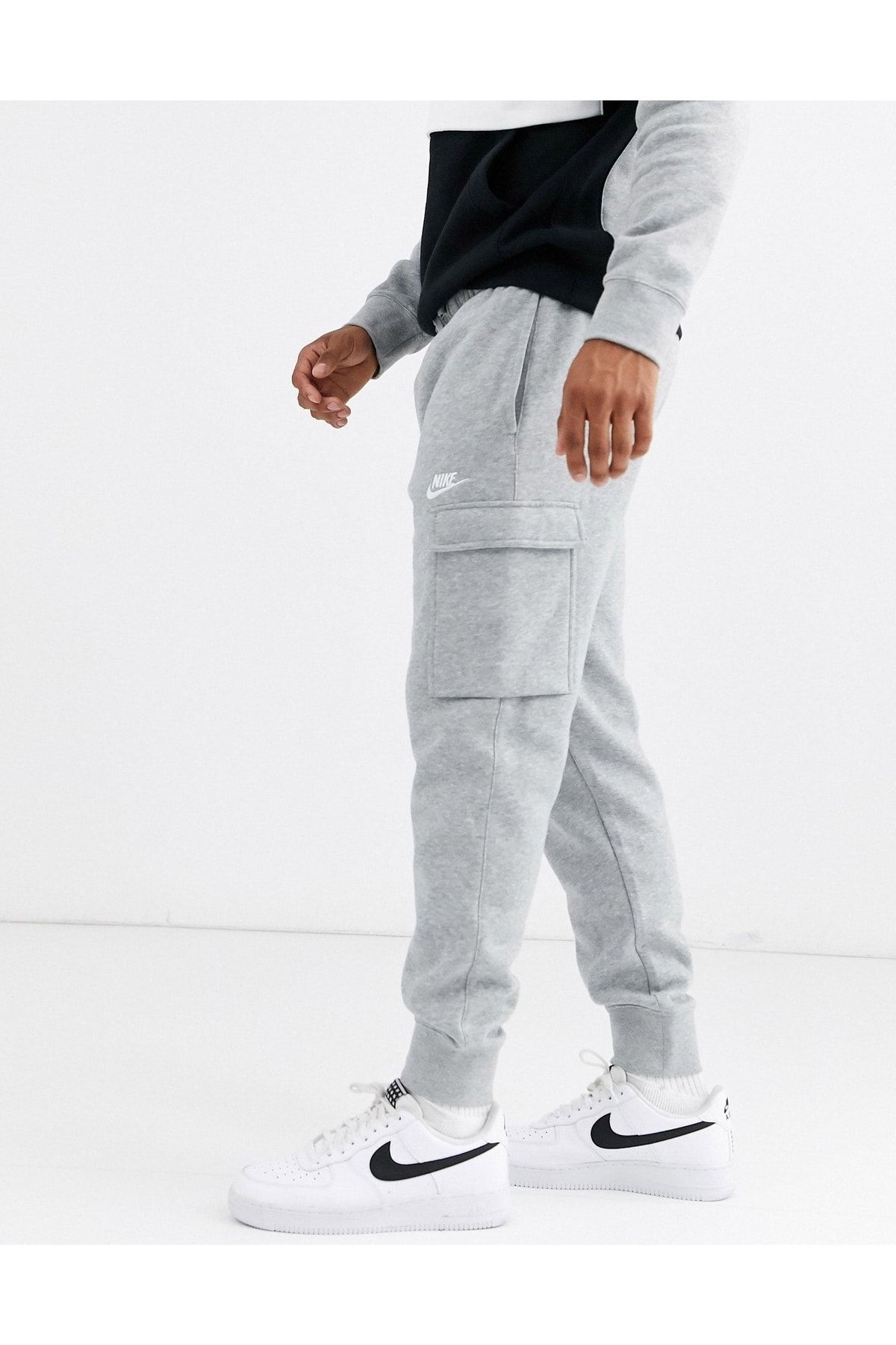 Nike Sportswear Club Fleece Pamuklu Gri Erkek Eşofman Altı NV9695