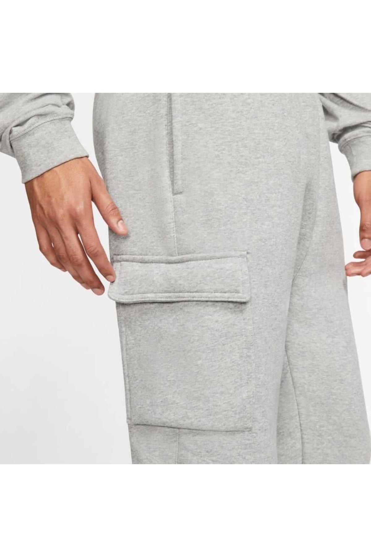 Nike Sportswear Club Fleece Pamuklu Gri Erkek Eşofman Altı NV9695