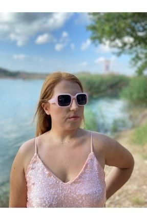 Aphrodite Pembe Kadın Güneş Gözlüğü / Gözlük Kutu Seti Hediyeli GL317