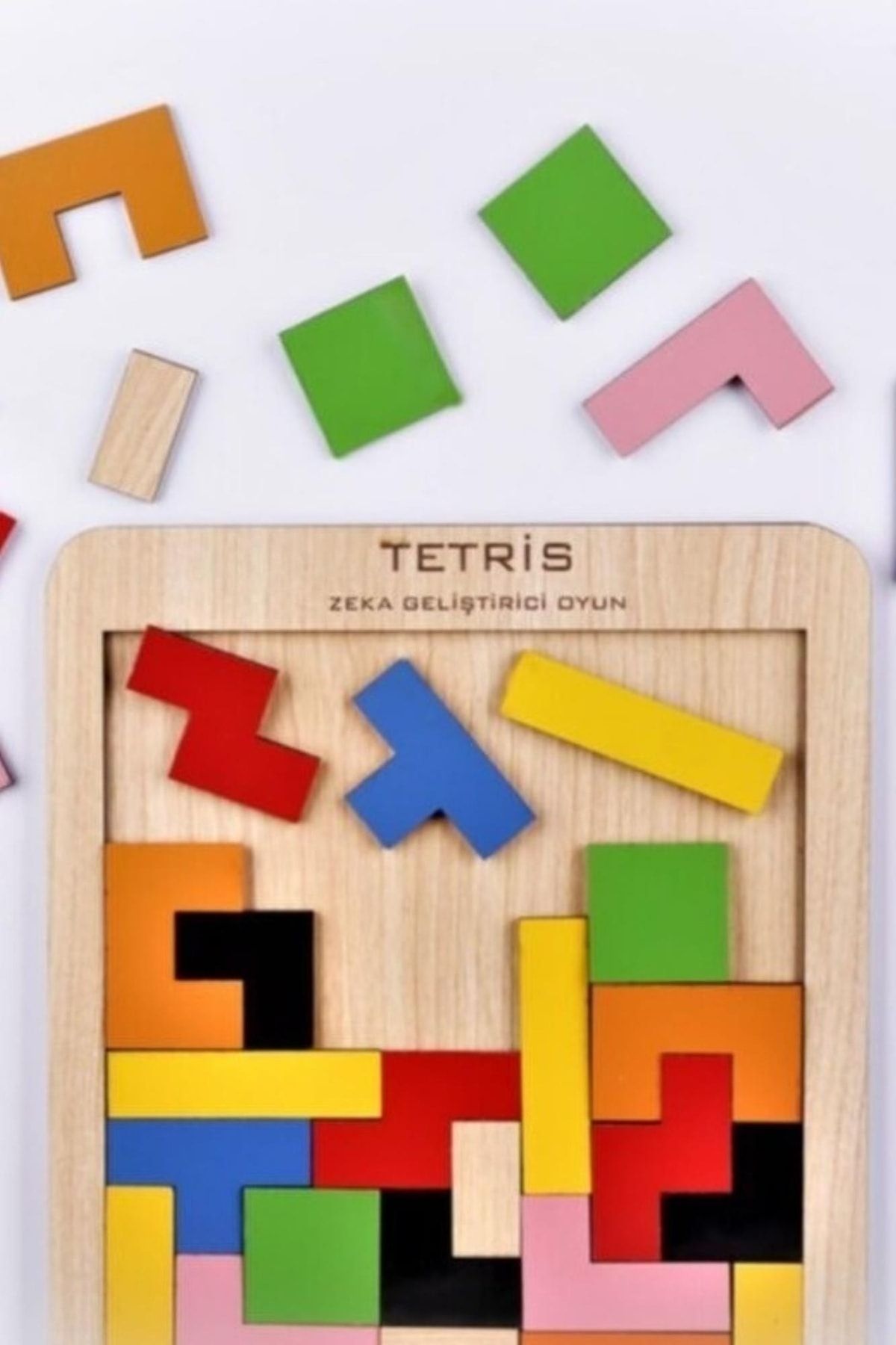 AVMmarketim-Wooden Puzzle Tetris Game Educational Wooden Game Puzzle Game 3
