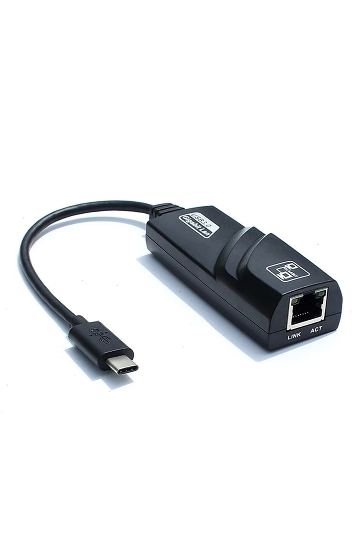 Yeni 2023 Type-c Usb Rj45 Ethernet 10/100/1000 Çevirici Adaptör 3.1 Gigabit Lan Dönüştürücü