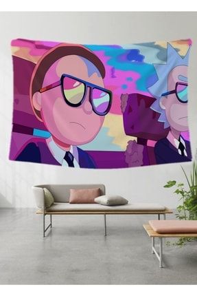 Duvar Örtüsü Rick And Morty Anime Ev Yaşam Duvar Dekor Ev Dekor Duvar Halısı Yüksek Kalite K4567953