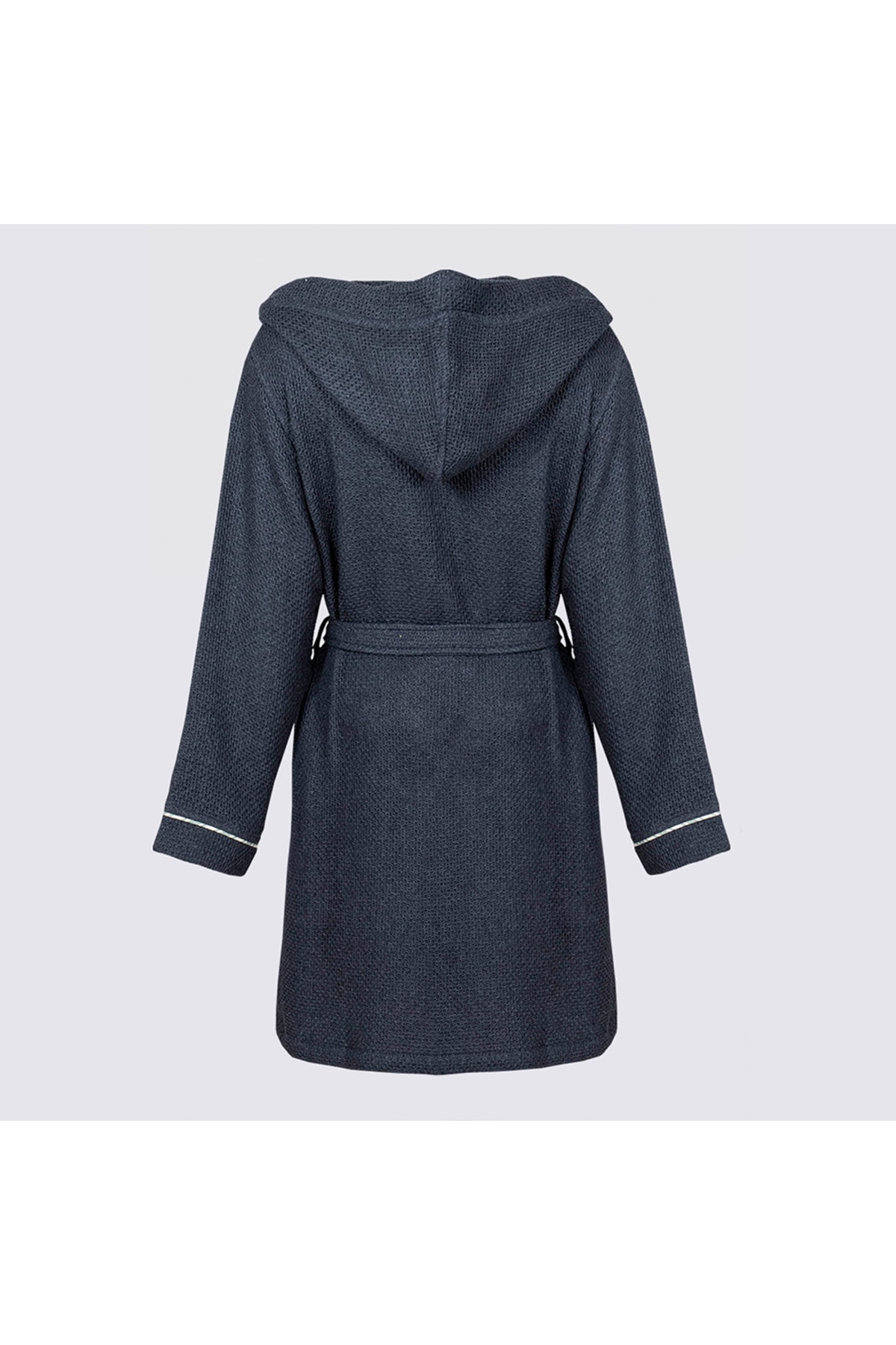 حوله زنانه خاکستری اکوکاتنEcocotton | STK-52271 اورجینال - تصویر 2