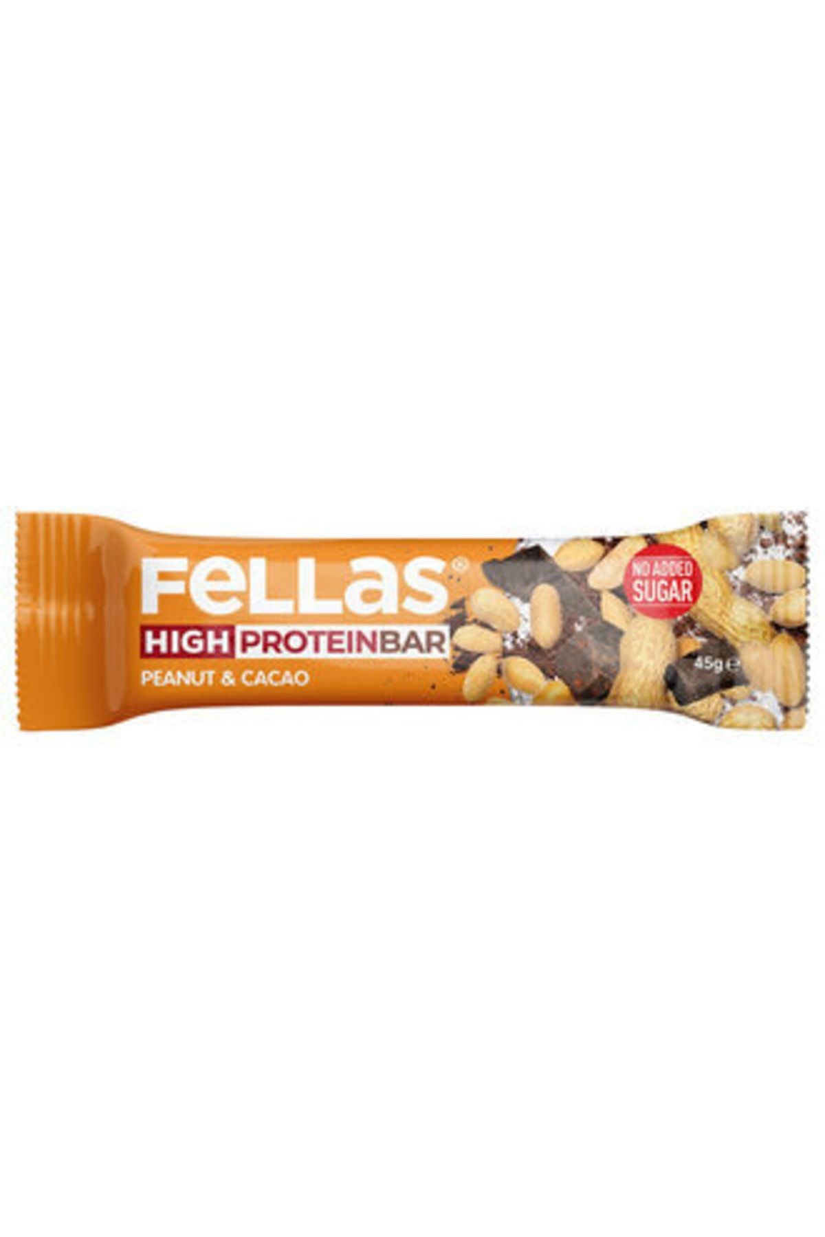Fellas Yer Fıstıklı Ve Kakaolu Protein Bar 45 G ( 5 Adet )