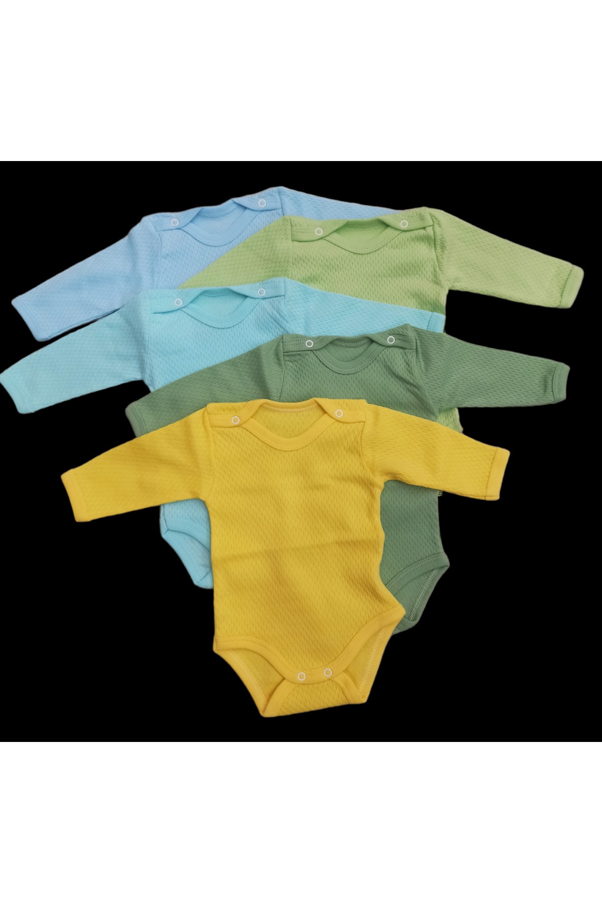 بادی نوزادی پسرانه – دخترانه آبی özdemirli bebe | 17 اورجینال - تصویر 5