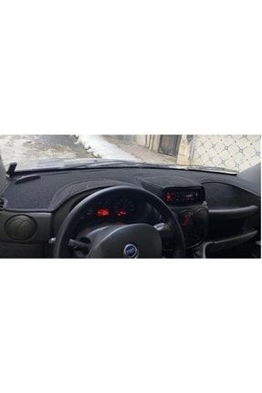 2000-2008 Modellerine Uygun Fiat Doblo Airbagsiz Torpido Koruma Halısı Siyah Kenar Renk Siyah TYC00443516928