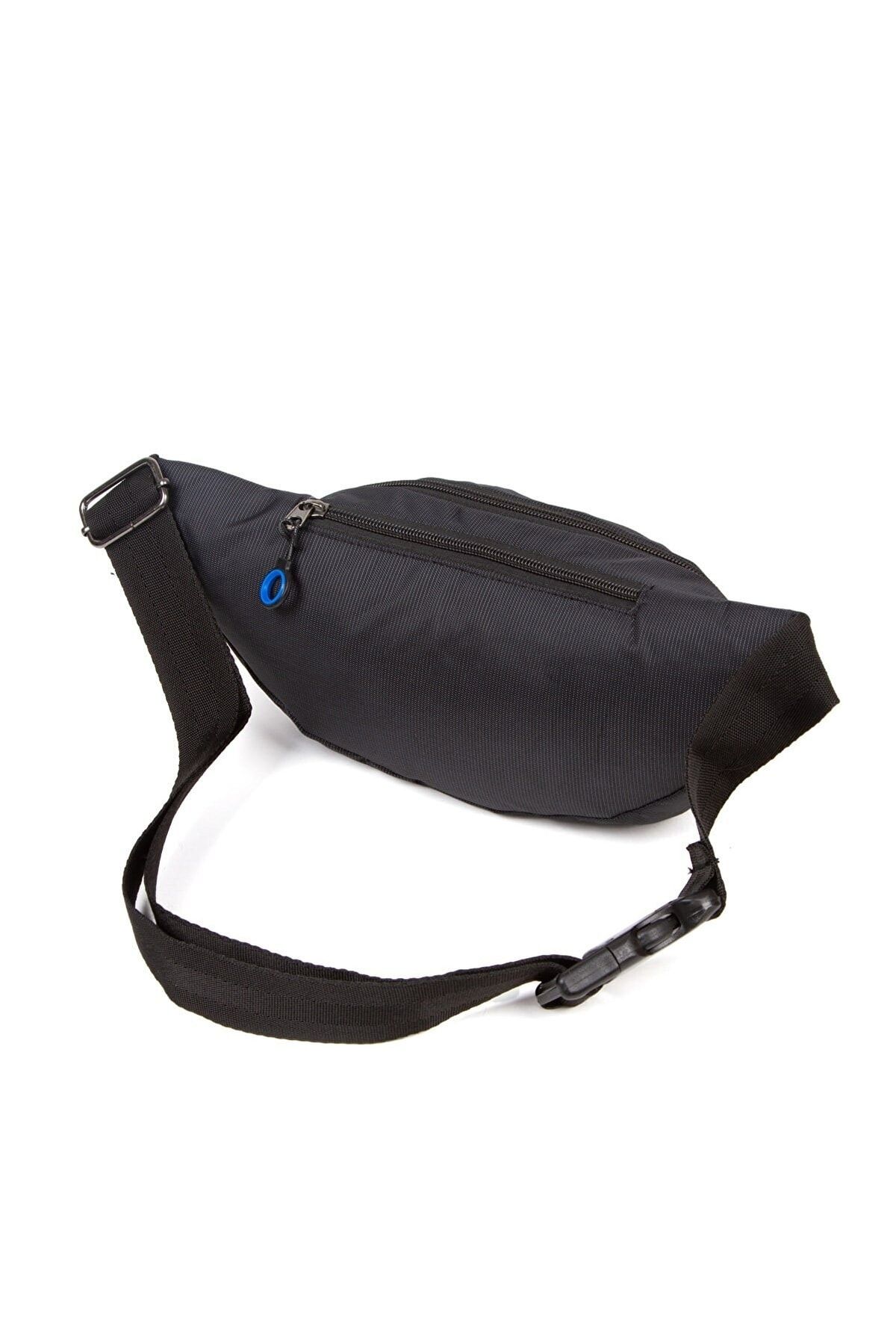 BG BAG Unisex Siyah Usb Çıkışlı Ayarlanabilir Askılı Çanta Omuz Ve Bel Çantası RN10287