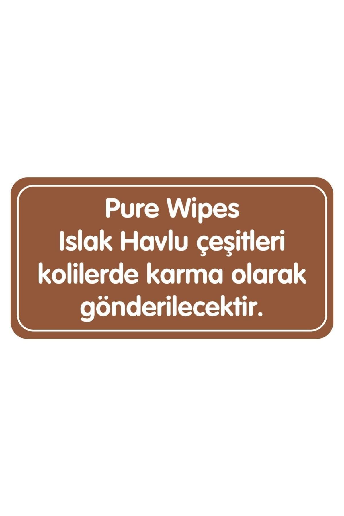Pure Baby Standart Islak Havlu 12x50 (600 YAPRAK) 12'li 600 Tüm Cilt Tipleri fotoğrafı 4 (önizleme)