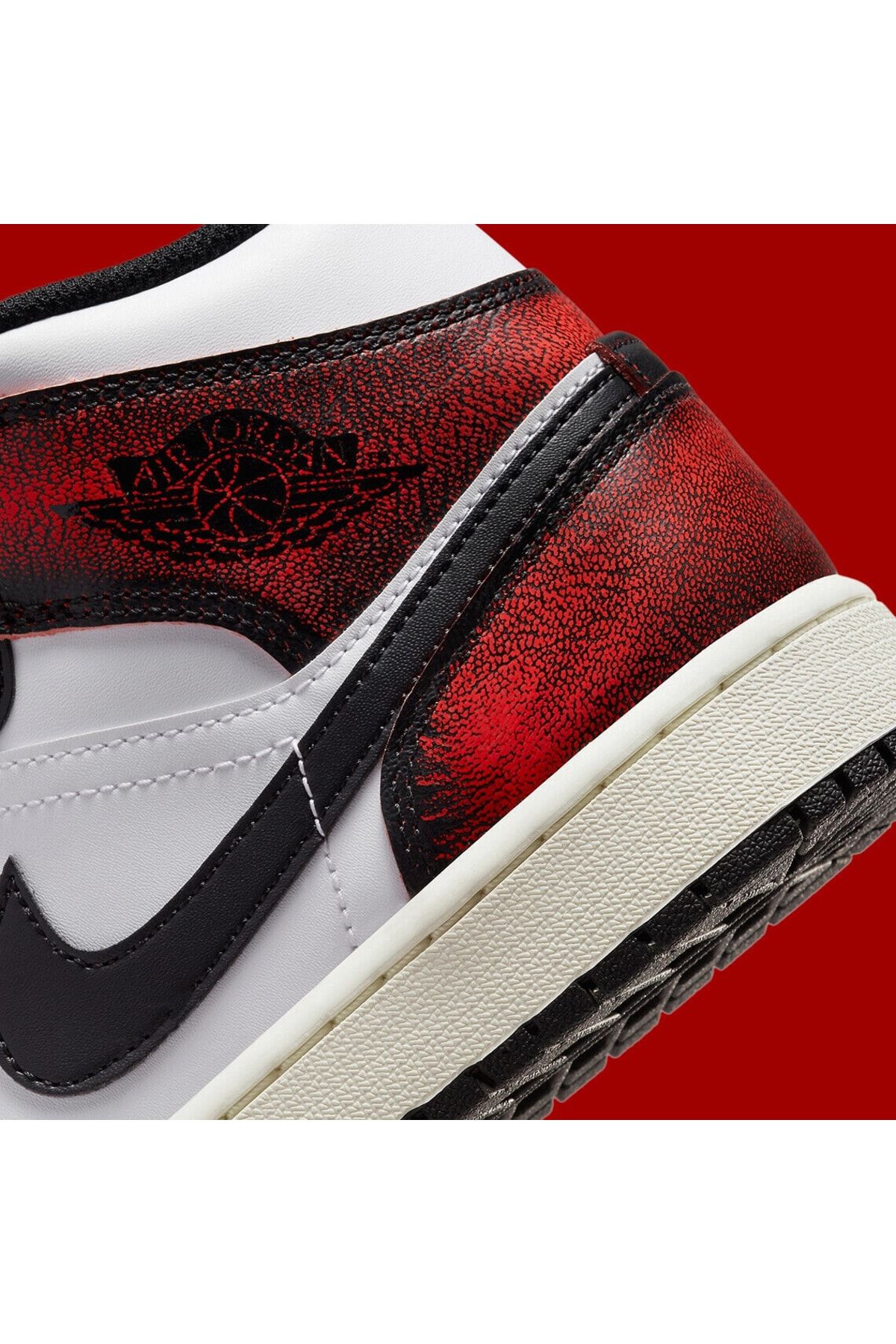 Nike Fb0568 006 Air Jordan 1 Mid Se Gs Black Infrared 23 Fiyat Yorumlar Trendyol