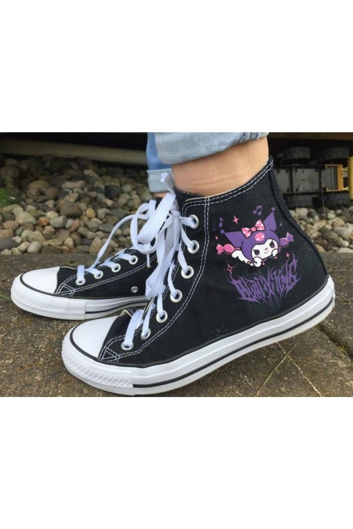 Gothic purple converse deals