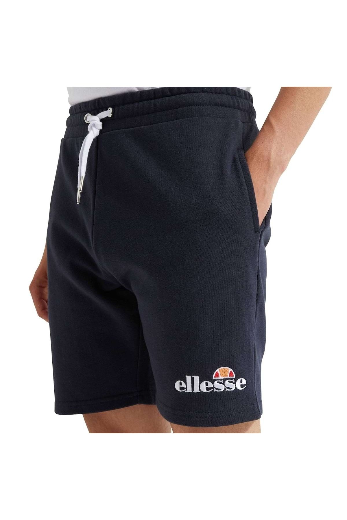 Ellesse-Herren Shorts SILVAN - Loungewear, Jog-Pants, Logo-Stickerei, Sweat-Fleece 4