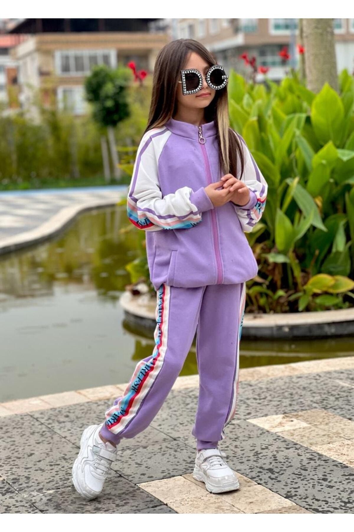 DUDOR K DS New Season Girl s Colorful Tracksuit Set