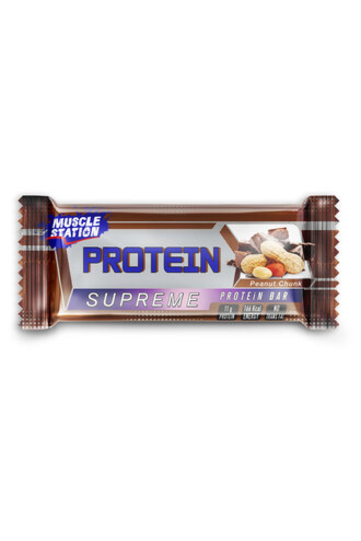 Muscle Station Supreme Yer Fıstıklı Protein Bar 40g ( 5 Adet )