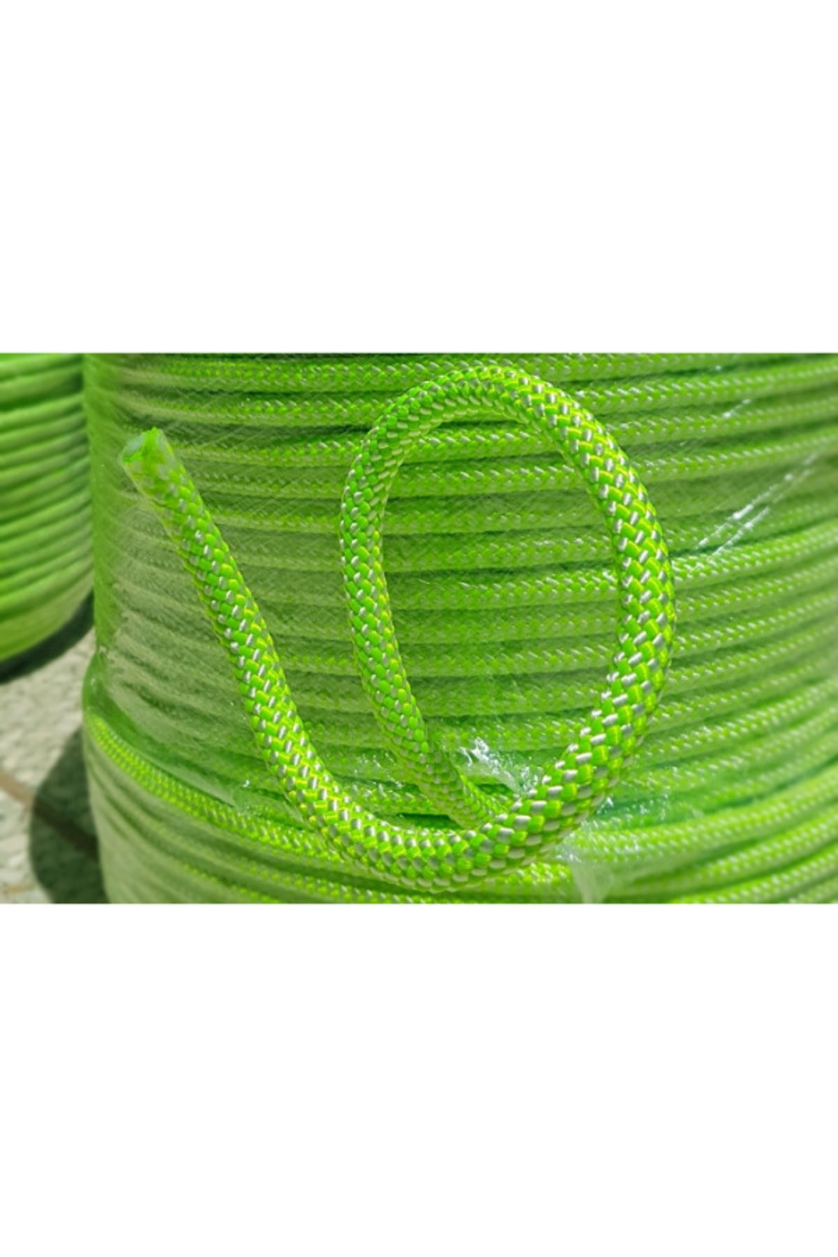 Colored Discard Rope Rope Neon Green 8mm 25.00 Meter