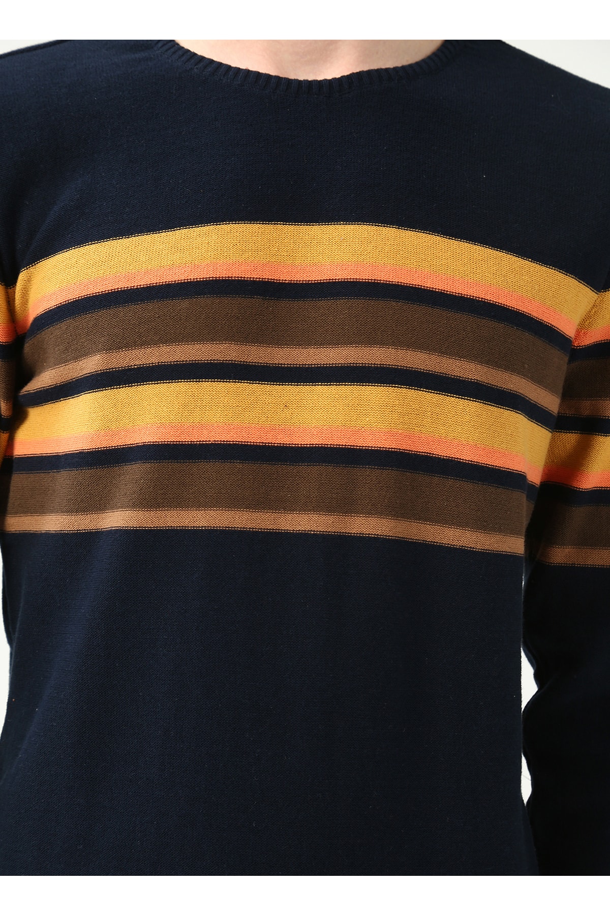 بافت و پلیور مردانه آبی سرمه ای U.S. Polo Assn. | 5002938695 اورجینال - تصویر 5