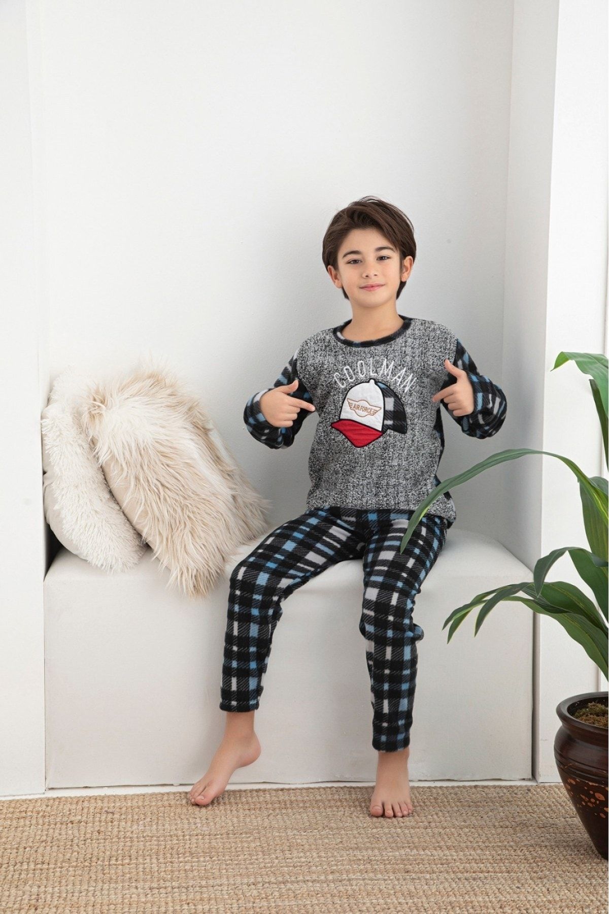 Boys fleece pajama sets store