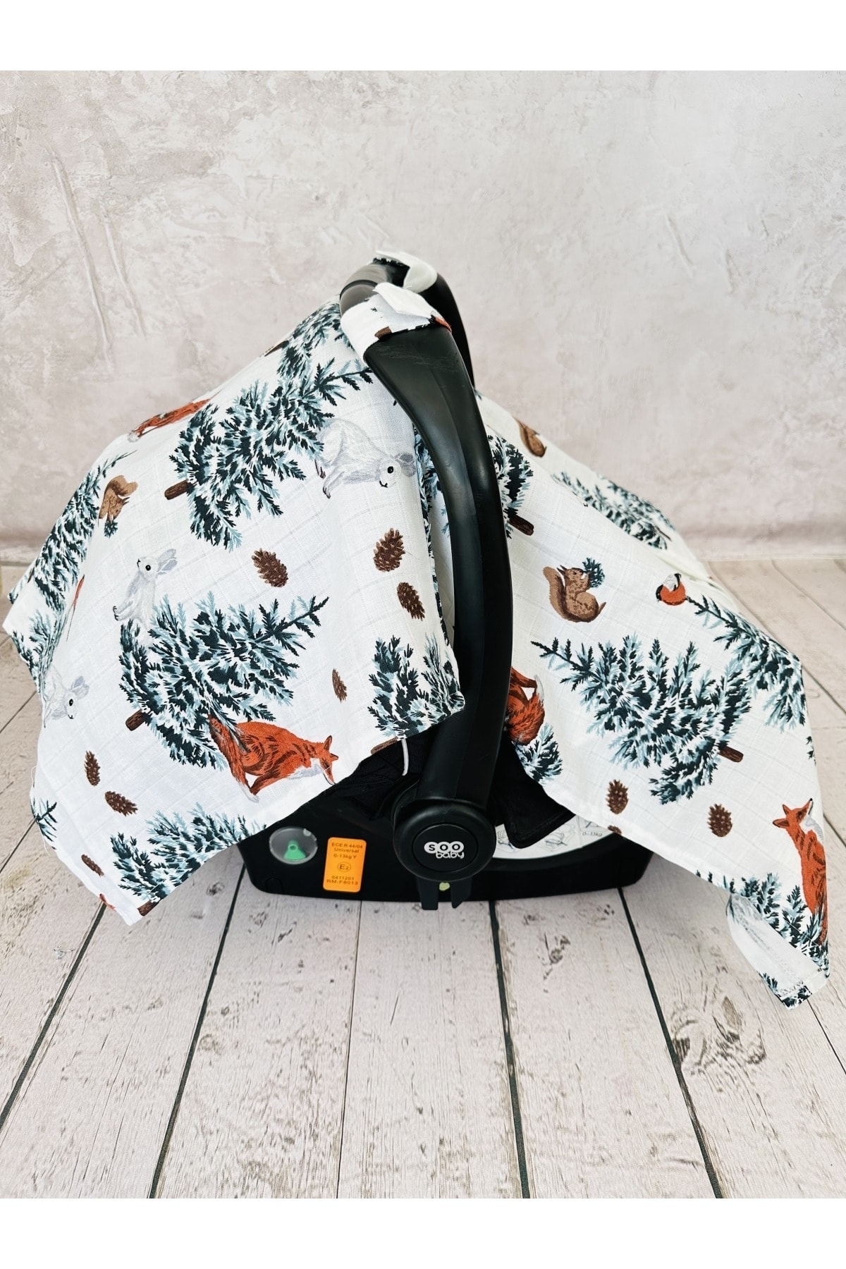 JUNİPERUS Müslin Puset Örtüsü Ve Anakucağı Minderi fotoğrafı 2 (önizleme)