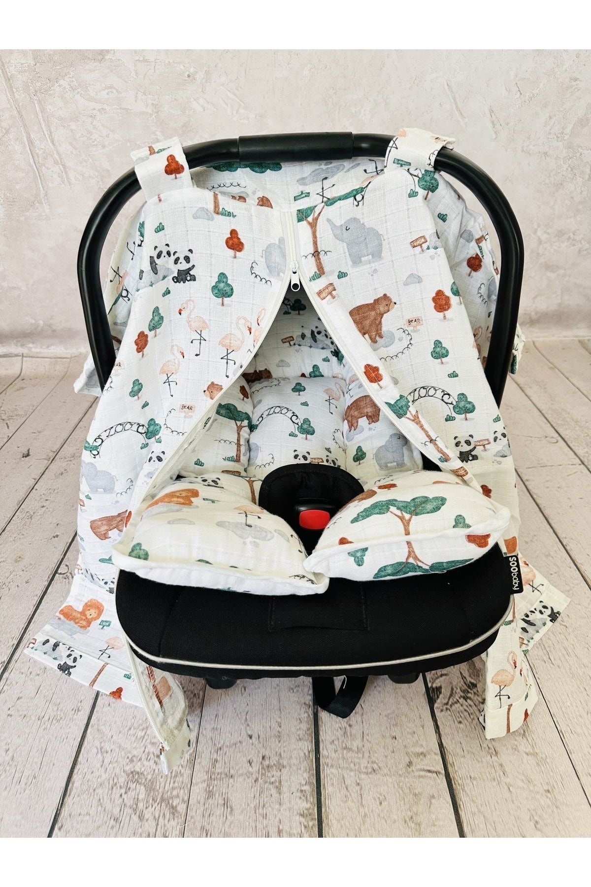 JUNİPERUS Müslin Puset Örtüsü Ve Anakucağı Minderi fotoğrafı 2 (önizleme)