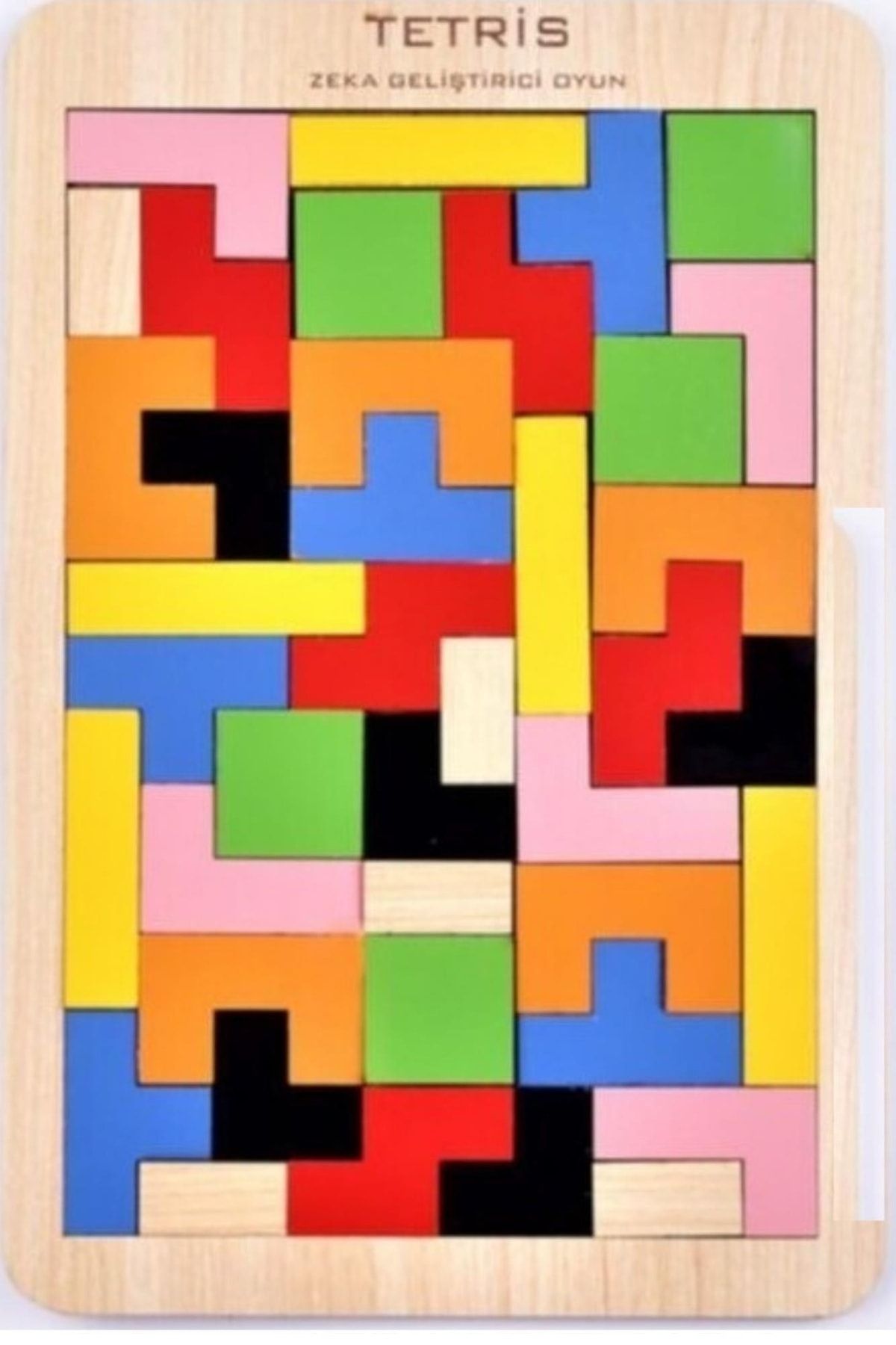 AVMmarketim-Wooden Puzzle Tetris Game Educational Wooden Game Puzzle Game 6